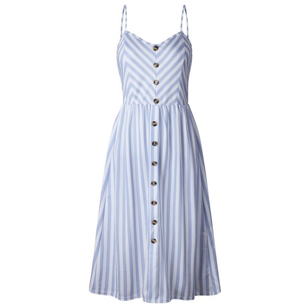 brand solid sleeveless beach dresses women casual loose summer striped long party dress ladies female sundress vestidos 210416, Black;gray
brand solid sleeveless beach dresses women casual loose summer striped long party dress ladies female sundress vestidos 210416, Black;gray