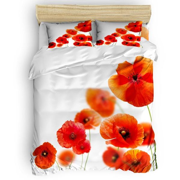 bedding sets plant red poppy flower duvet cover set warm and comfortable bedroom supplies comforter 2/3/4pcs
bedding sets plant red poppy flower duvet cover set warm and comfortable bedroom supplies comforter 2/3/4pcs