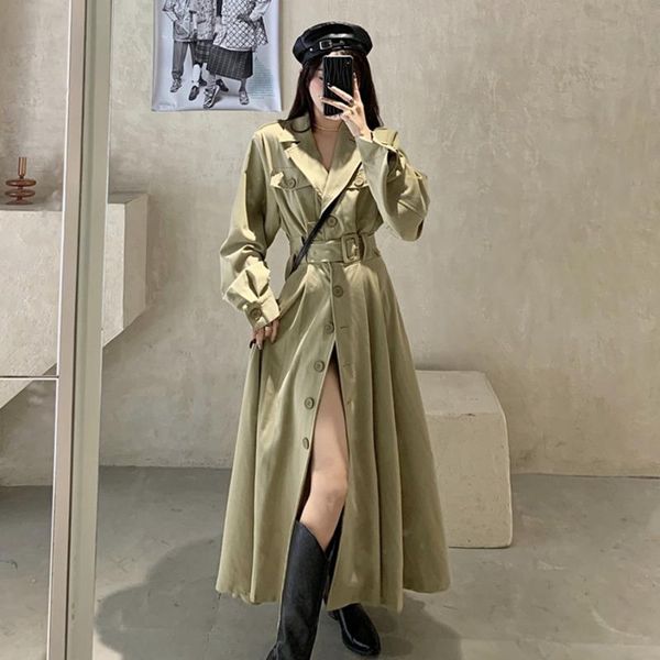 women's trench coats 2021 spring autumn long womens black casual lapel classic single breasted sashes oversized female windbreaker, Tan;black
women's trench coats 2021 spring autumn long womens black casual lapel classic single breasted sashes oversized female windbreaker, Tan;black