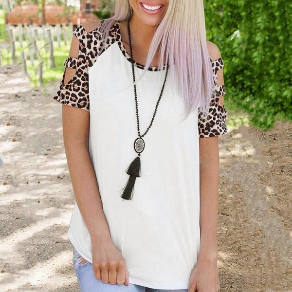 cold shoulder leopard shirts women summer 2021 fashion short sleeve casual blouse bluzka damska blusas mujer de moda women's blouses &, White
cold shoulder leopard shirts women summer 2021 fashion short sleeve casual blouse bluzka damska blusas mujer de moda women's blouses &, White