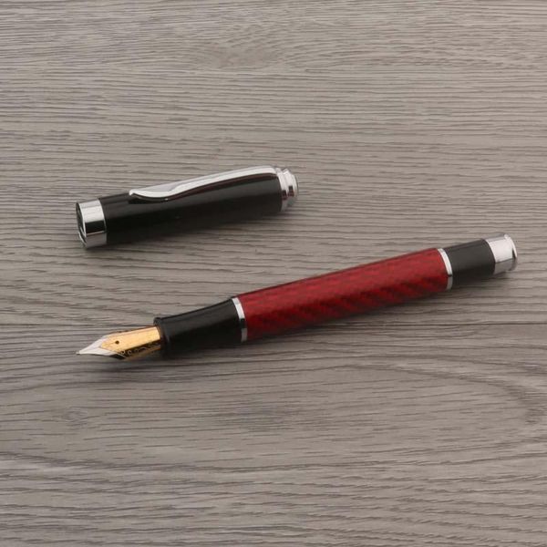 fountain pens quality carbon fiber 03 pen silver red golden number 6 nib stationery school supplies writing ink
fountain pens quality carbon fiber 03 pen silver red golden number 6 nib stationery school supplies writing ink