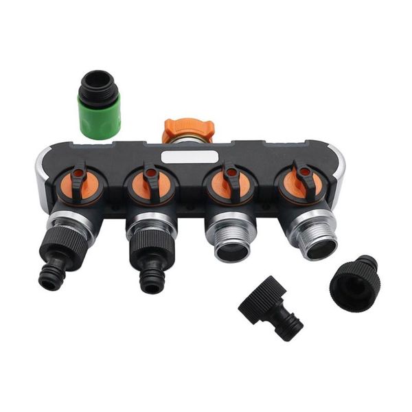 watering equipments 1pc 3/4 inch thread 4 ways water hose splitters with valve garden agriculture irrigation pipe diverter water-tap fitting
watering equipments 1pc 3/4 inch thread 4 ways water hose splitters with valve garden agriculture irrigation pipe diverter water-tap fitting