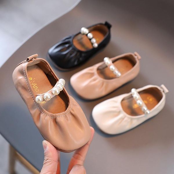 girls' leather shoes children's soft-soled single-layer light color fashion princess flat athletic & outdoor, Black
girls' leather shoes children's soft-soled single-layer light color fashion princess flat athletic & outdoor, Black