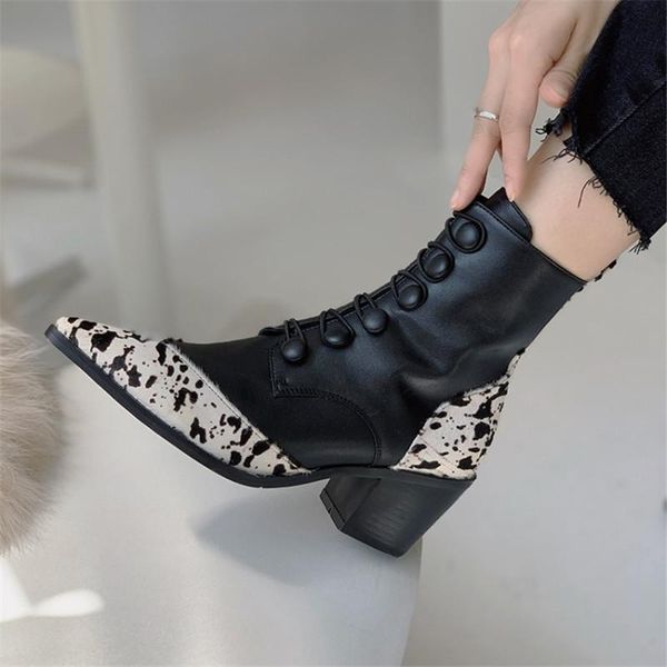 boots pxelena vogue designer cow leather+horsehair ankle women button chunky block high heels shoes fashion autumn winter, Black
boots pxelena vogue designer cow leather+horsehair ankle women button chunky block high heels shoes fashion autumn winter, Black