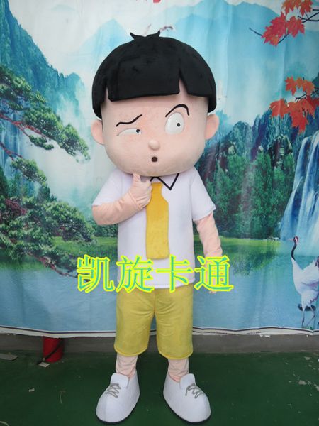 classmate xiaoming boy mascot costume walking actor festival costume fancy carnival character suit outfits size, Red;yellow
classmate xiaoming boy mascot costume walking actor festival costume fancy carnival character suit outfits size, Red;yellow