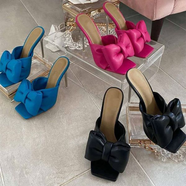 women slippers square toe ladies fashion summer sandals plus size female bowknot stiletto high heels shoes female footwear, Black
women slippers square toe ladies fashion summer sandals plus size female bowknot stiletto high heels shoes female footwear, Black