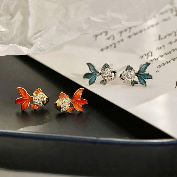 stud ventfille 925 sterling silver small goldfish earrings for women exquisite design cute sweet party jewelry gifts 2021 trend, Golden;silver
stud ventfille 925 sterling silver small goldfish earrings for women exquisite design cute sweet party jewelry gifts 2021 trend, Golden;silver