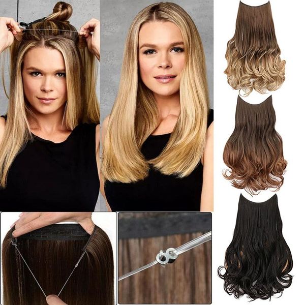 synthetic wigs qqxcaiw 20inch no clip in wave halo hair fake piece ombre blonde black pink secret false hairpiece
synthetic wigs qqxcaiw 20inch no clip in wave halo hair fake piece ombre blonde black pink secret false hairpiece