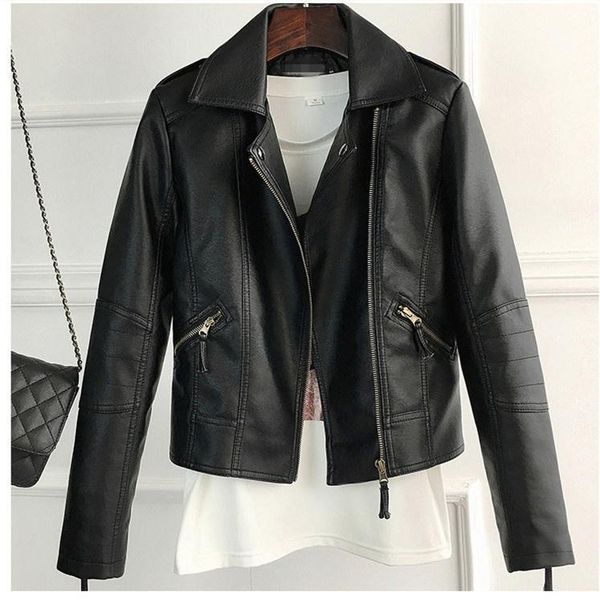 women's leather & faux kmetram women's jacket woman spring 2021 streetwear bomber women pu coat plus size chaqueta mujer my2615, Black
women's leather & faux kmetram women's jacket woman spring 2021 streetwear bomber women pu coat plus size chaqueta mujer my2615, Black