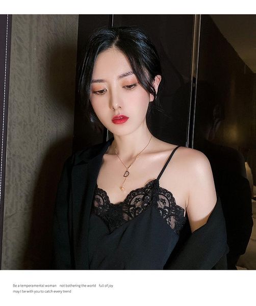 chains 2021 trend four seasons letter d titanium steel necklace 38+5cm won't change color gift for girlfriend women, Silver
chains 2021 trend four seasons letter d titanium steel necklace 38+5cm won't change color gift for girlfriend women, Silver