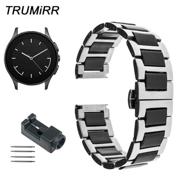 watch bands 22mm ceramic & stainless steel watchband + link remover for vector meridian band butterfly clasp strap wrist bracelet, Black;brown
watch bands 22mm ceramic & stainless steel watchband + link remover for vector meridian band butterfly clasp strap wrist bracelet, Black;brown