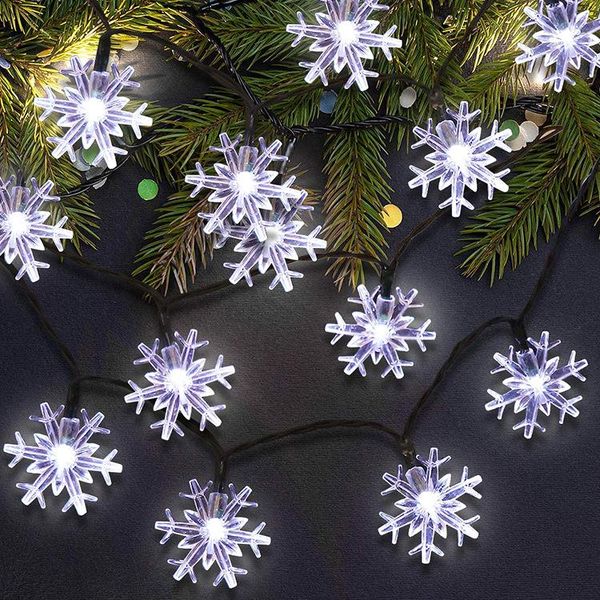 strings christmas led solar snowflake light string decoration landscape outdoor waterproof courtyard garden
strings christmas led solar snowflake light string decoration landscape outdoor waterproof courtyard garden
