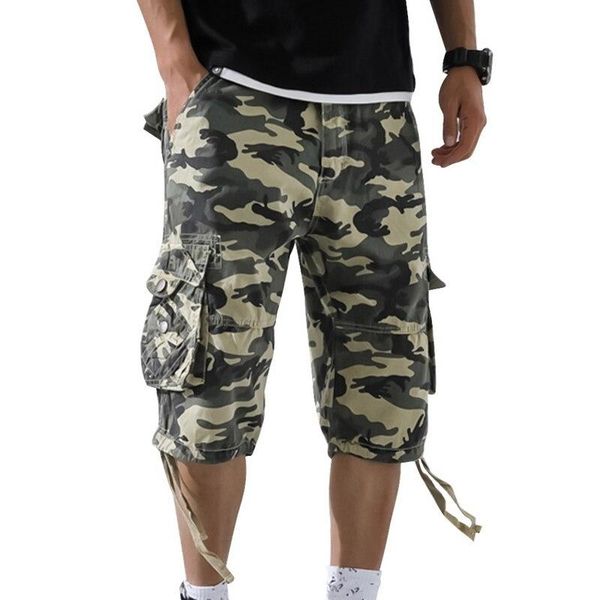 men's military cargo shorts fashion camouflage male multi-pocket casual camo outdoors tolling homme pants drop, White;black
men's military cargo shorts fashion camouflage male multi-pocket casual camo outdoors tolling homme pants drop, White;black