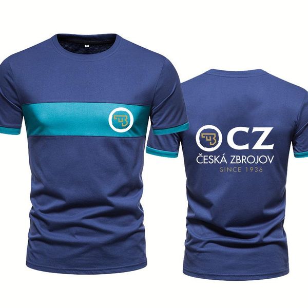 men's t-shirts summer comfortable ceska zbrojovka logo print short sleeve customizable colorblock men cotton t-shirt fashion, White;black
men's t-shirts summer comfortable ceska zbrojovka logo print short sleeve customizable colorblock men cotton t-shirt fashion, White;black