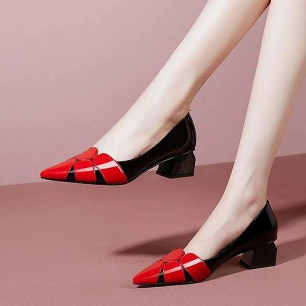 women fashion pointed toe red & black slip on heel shoes for party lady night club comfort summer 2021 dress
women fashion pointed toe red & black slip on heel shoes for party lady night club comfort summer 2021 dress