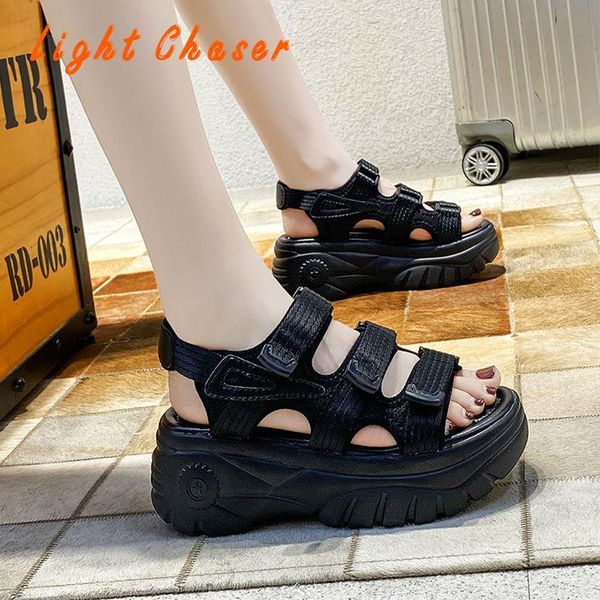 sandals open-toed women sport wedge hollow out thick bottom outdoor cool platform shoes beach summer, Black
sandals open-toed women sport wedge hollow out thick bottom outdoor cool platform shoes beach summer, Black
