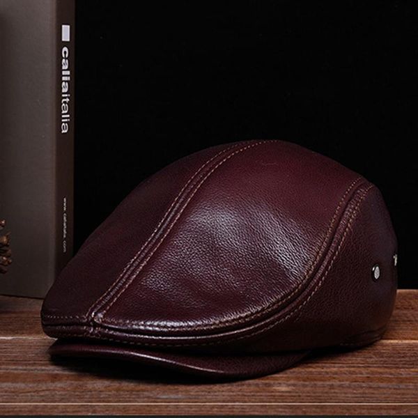 berets ry101 men genuine leather casual warm black/brown fitted hats middle/old aged boinas para hombres forward cap for male, Blue;gray
berets ry101 men genuine leather casual warm black/brown fitted hats middle/old aged boinas para hombres forward cap for male, Blue;gray