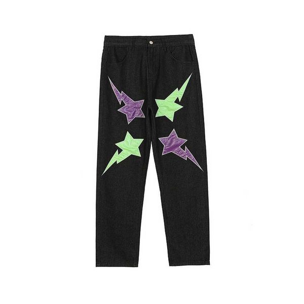 vintage retro metal style reflective patchwork y2k pants punk goth mens denim gothic jeans trouser hip hop streetwear jean 1d, Blue
vintage retro metal style reflective patchwork y2k pants punk goth mens denim gothic jeans trouser hip hop streetwear jean 1d, Blue