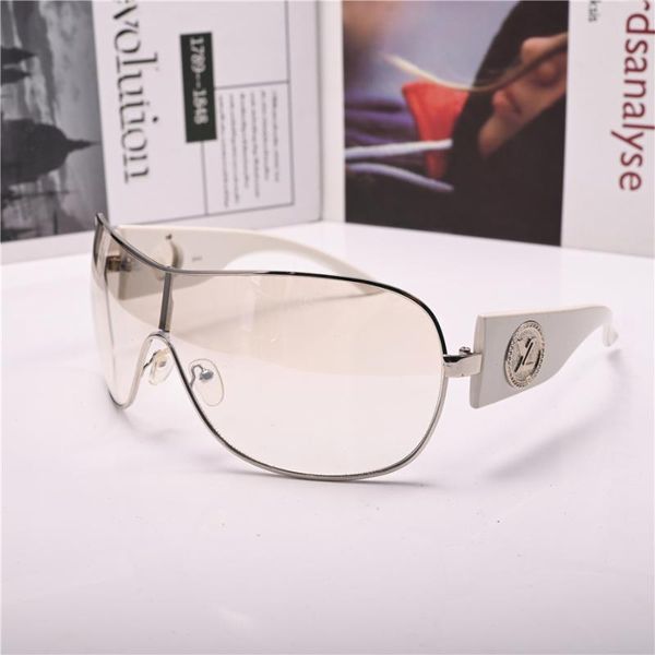 sunglasses windproof goggles women fashion men one-piece lens anti reflection steampunk sun glasses for female driving male, White;black 
sunglasses windproof goggles women fashion men one-piece lens anti reflection steampunk sun glasses for female driving male, White;black