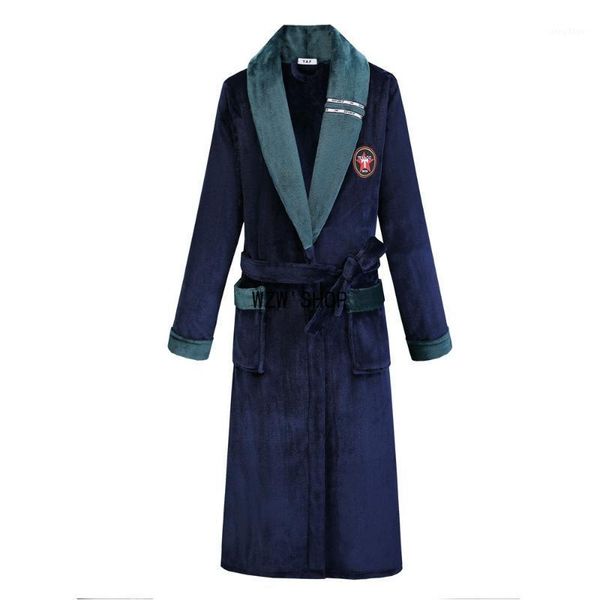 men's sleepwear thicken robe men kimono bathrobe gown nightgown warm flannel male nightwear intimate lingerie plus size homewear, Black;brown
men's sleepwear thicken robe men kimono bathrobe gown nightgown warm flannel male nightwear intimate lingerie plus size homewear, Black;brown