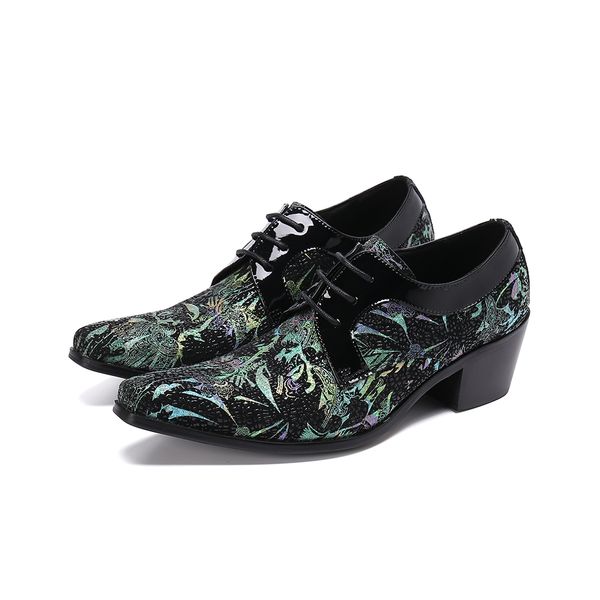 classic elegant floral mens shoes high heels dress wedding shoes man genuine cow leather pointed toe office daily footwear male, Black
classic elegant floral mens shoes high heels dress wedding shoes man genuine cow leather pointed toe office daily footwear male, Black