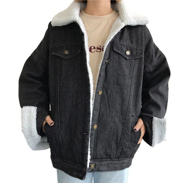 women's jackets fashion women denim coat girl jacket thick bomber keep warm black plus size dinim cashmer outerwear qh1137, Black;brown
women's jackets fashion women denim coat girl jacket thick bomber keep warm black plus size dinim cashmer outerwear qh1137, Black;brown