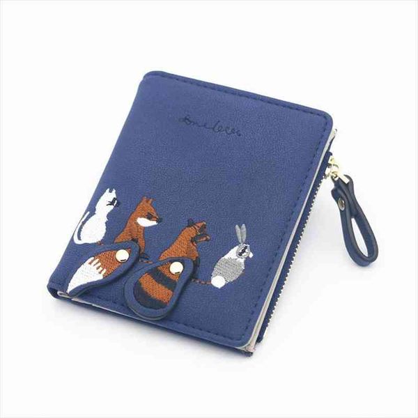 female wallet short embroidery animal pattern women wallets pink green black gray womens and purses, Red;black
female wallet short embroidery animal pattern women wallets pink green black gray womens and purses, Red;black