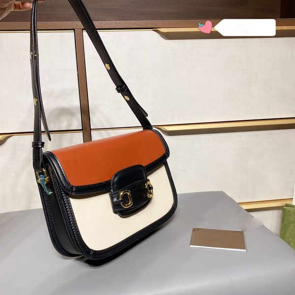 e clasp ancient foreign style color contrast saddle bag single shoulder messenger bag to send girlfriend on luxuryss designerss yw
e clasp ancient foreign style color contrast saddle bag single shoulder messenger bag to send girlfriend on luxuryss designerss yw