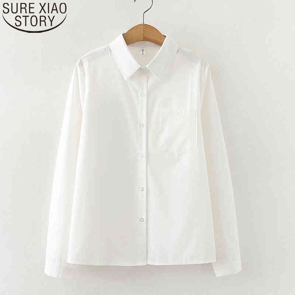 office ladies blouse with pocket solid white shirts women long sleeve bottoming shirt loose turn-down collar button blusas 12403 210417
office ladies blouse with pocket solid white shirts women long sleeve bottoming shirt loose turn-down collar button blusas 12403 210417