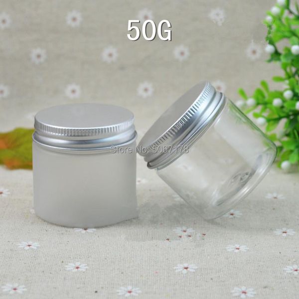 50g plastic jar with aluminum lid,frosted/clear cream jar,empty cosmetics loose powder refillable bottles 10/30/50pcs storage & jars
50g plastic jar with aluminum lid,frosted/clear cream jar,empty cosmetics loose powder refillable bottles 10/30/50pcs storage & jars