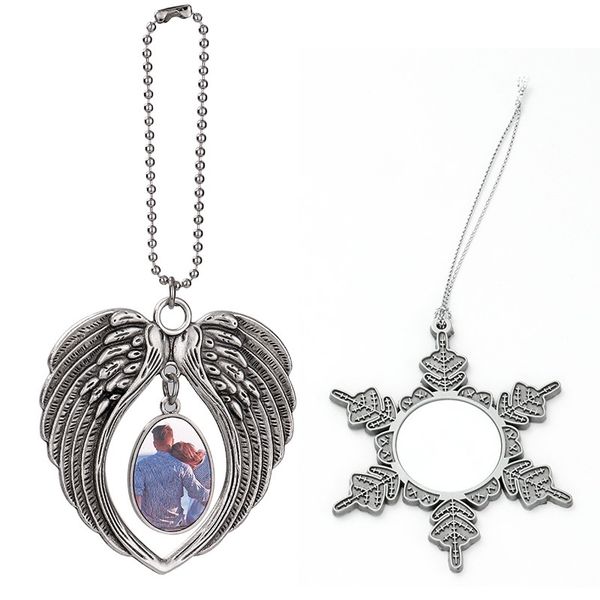 snow flake angle wings metal straps sublimation blank decoration charms christmas pendant ornament custom snowflake diy
snow flake angle wings metal straps sublimation blank decoration charms christmas pendant ornament custom snowflake diy