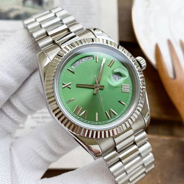 mens watches fully automatic mechanical watch 41mm stainless steel strap various colors available wristwatch for men waterproof wristwatches, Slivery;brown
mens watches fully automatic mechanical watch 41mm stainless steel strap various colors available wristwatch for men waterproof wristwatches, Slivery;brown