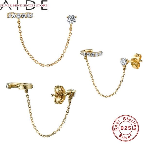 1pcs 925 sterling silver personality diamond chain earrings european and american small piercing stud for women, Golden;silver
1pcs 925 sterling silver personality diamond chain earrings european and american small piercing stud for women, Golden;silver