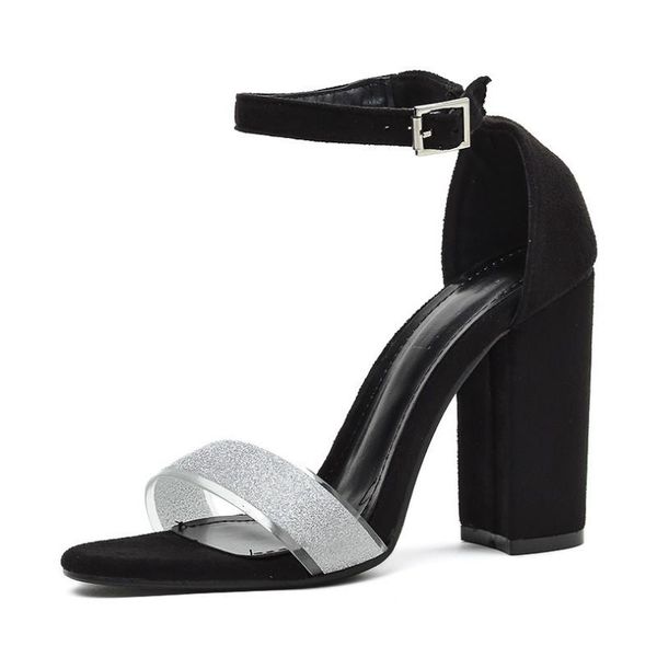 women's sandals for women and ladies crystal sequins transparent square cover heels cwf-qs019-55, Black
women's sandals for women and ladies crystal sequins transparent square cover heels cwf-qs019-55, Black