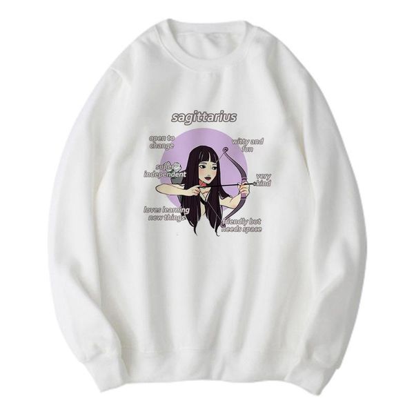 women's hoodies & sweatshirts 2021 autumn spring color sweatshirt harajuku sagittarius graphic trendy hoodie cotton streetwear clothes, Black
women's hoodies & sweatshirts 2021 autumn spring color sweatshirt harajuku sagittarius graphic trendy hoodie cotton streetwear clothes, Black