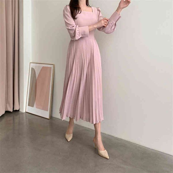 korean fashion pleated skirt womens autumn womens long-sleeved casual solid a-line temperament solid color dress, Black;gray
korean fashion pleated skirt womens autumn womens long-sleeved casual solid a-line temperament solid color dress, Black;gray