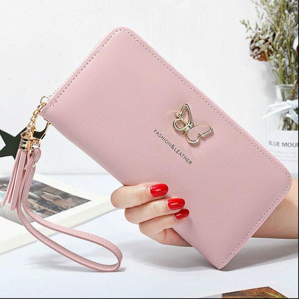 fashion butterfly women wallets wrist handle phone case long section money pocket pouch handbag womens purse card holders, Red;black
fashion butterfly women wallets wrist handle phone case long section money pocket pouch handbag womens purse card holders, Red;black