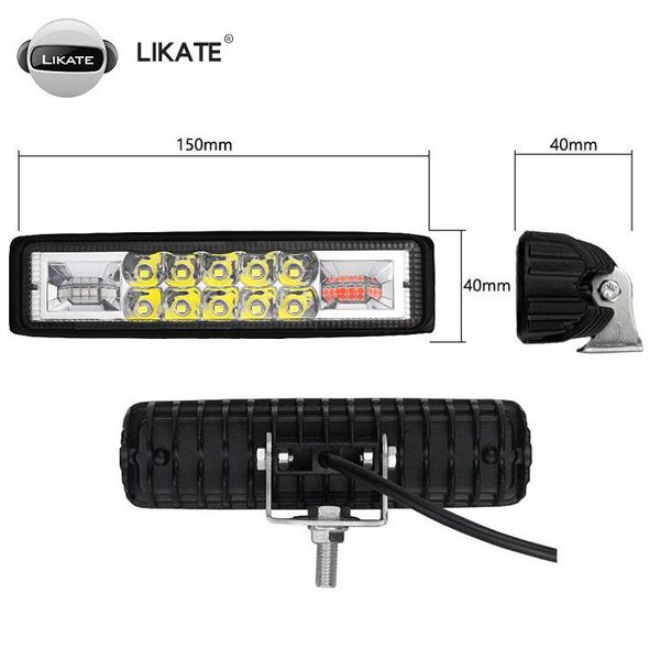 working light led work car 16 lights 48w direct flashing red blue white yellow-road vehicle inspection 6000k
working light led work car 16 lights 48w direct flashing red blue white yellow-road vehicle inspection 6000k