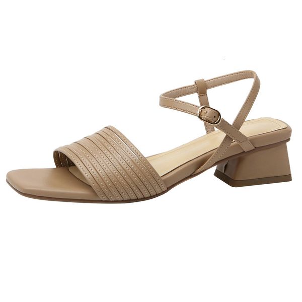 dress shoes sandália de salto médio grosso feminina em couro genuÃno sapatos femininos elegantes verão e festa casamento q1h0, Black
dress shoes sandália de salto médio grosso feminina em couro genuÃno sapatos femininos elegantes verão e festa casamento q1h0, Black