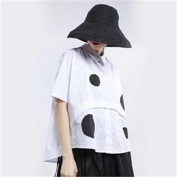 spring fashion point thin women t-shirt casual loose turn down collar female tee elegant concise women's, White
spring fashion point thin women t-shirt casual loose turn down collar female tee elegant concise women's, White