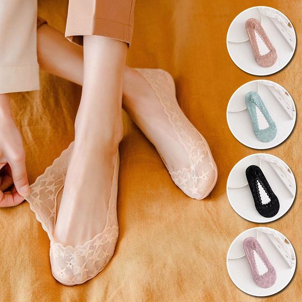 socks & hosiery summer women girl boat star lace short solid color ladies invisible non-slip antiskid slippers sock female, Black;white
socks & hosiery summer women girl boat star lace short solid color ladies invisible non-slip antiskid slippers sock female, Black;white