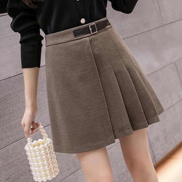 skirts casual woolen pleated women autumn winter high waist mini england style plus size skirt jupe femme, Black
skirts casual woolen pleated women autumn winter high waist mini england style plus size skirt jupe femme, Black