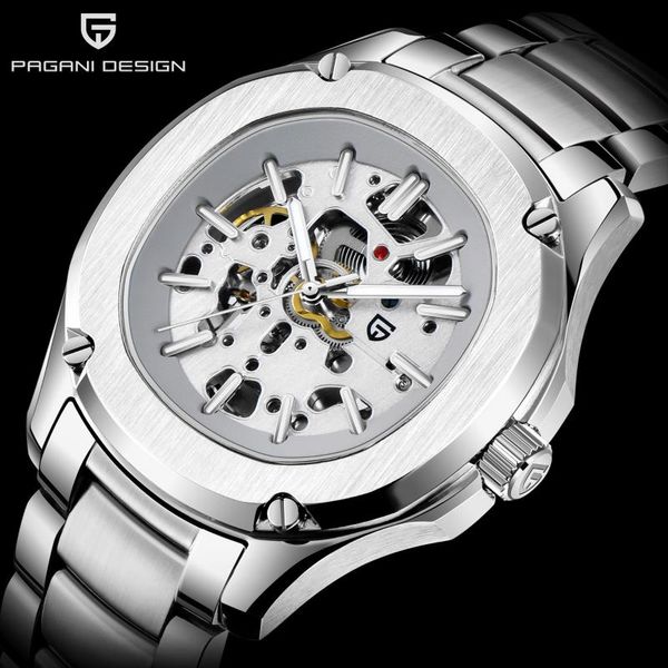 wristwatches pagani design 2021 luxury men mechanical wristwatch brand sapphire glass 100m waterproof skeleton automatic watches, Slivery;brown
wristwatches pagani design 2021 luxury men mechanical wristwatch brand sapphire glass 100m waterproof skeleton automatic watches, Slivery;brown