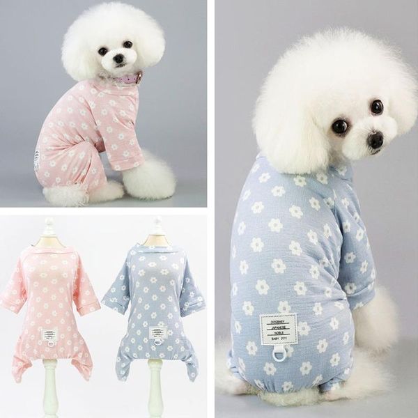 small daisy dog cllthes pet couple pajamas for dogs four-legged spring and autumn clothing teddy print pink girl ropa apparel
small daisy dog cllthes pet couple pajamas for dogs four-legged spring and autumn clothing teddy print pink girl ropa apparel
