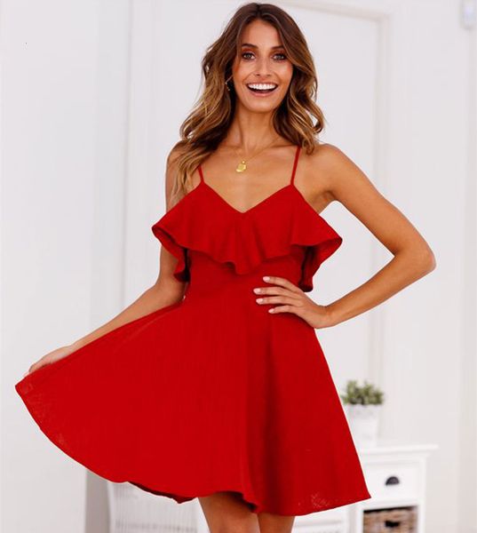 street style dresses 011015 lossky summer women's backless cross drawstring ruffles bundle waist v-neck strap mini red vintag, Black;pink
street style dresses 011015 lossky summer women's backless cross drawstring ruffles bundle waist v-neck strap mini red vintag, Black;pink