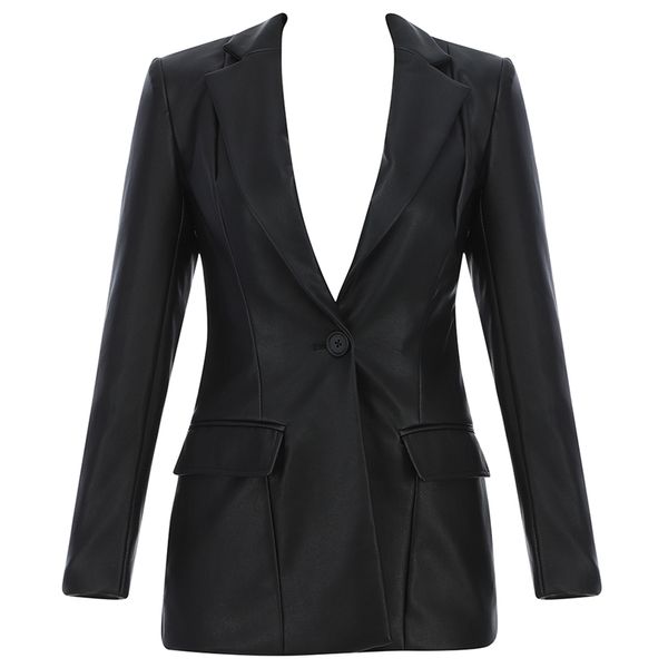 spring summer jacket women coat fashion v neck long sleeve leather club celebrity party clothes 210515, Black;brown
spring summer jacket women coat fashion v neck long sleeve leather club celebrity party clothes 210515, Black;brown