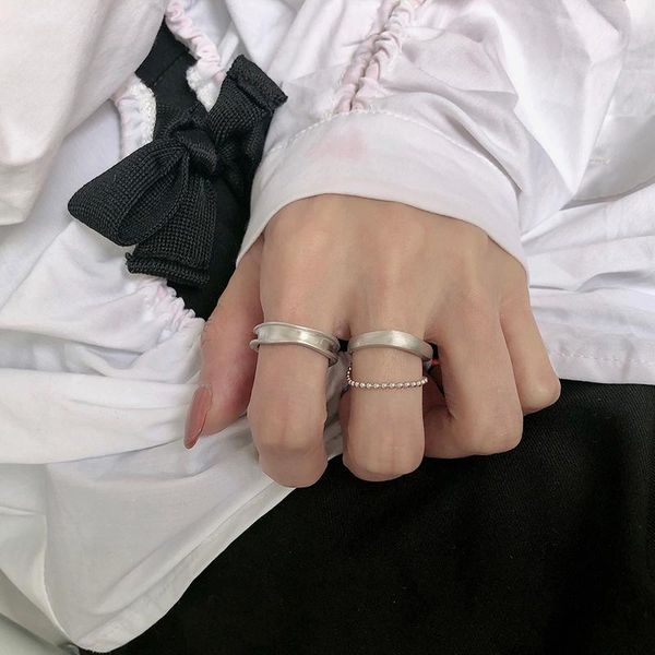 cluster rings 925 sterling silver simplicity irregular concave-convex beads ring personality frosted surface women jewelry, Golden;silver
cluster rings 925 sterling silver simplicity irregular concave-convex beads ring personality frosted surface women jewelry, Golden;silver