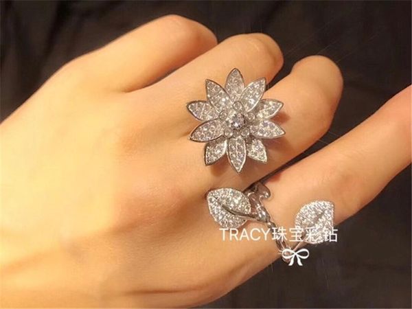 cluster rings fashion fold flower ring white gold filled pave set zircon engagement wedding band for women bridal finger jewelry, Golden;silver 
cluster rings fashion fold flower ring white gold filled pave set zircon engagement wedding band for women bridal finger jewelry, Golden;silver