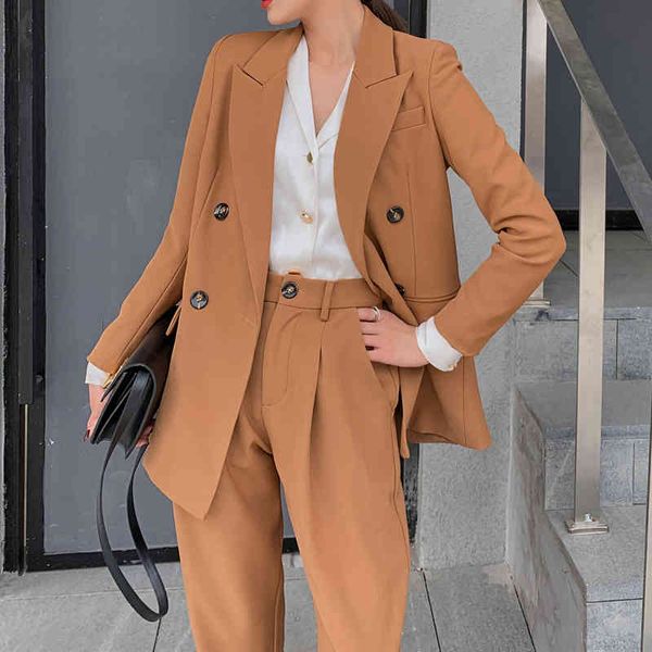 spring autumn fashion casual blazer women's office suit slim jacket high waist wide leg pants 2 piece sets female trousers 210514, White;black
spring autumn fashion casual blazer women's office suit slim jacket high waist wide leg pants 2 piece sets female trousers 210514, White;black