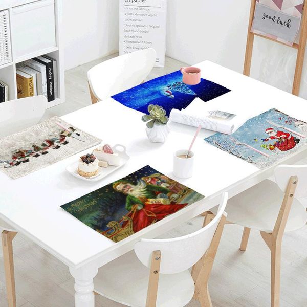 mats & pads claus christmas placemat snowman table mat living room decoration dining western linen
mats & pads claus christmas placemat snowman table mat living room decoration dining western linen